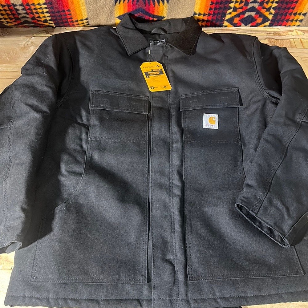 Carhartt firm duck insulated traditional coat